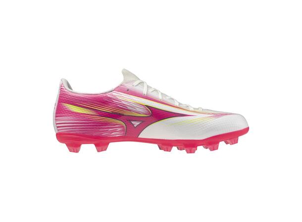Mizuno Alpha III Select Hvit/Rosa 8 Fotballsko, naturgress 
