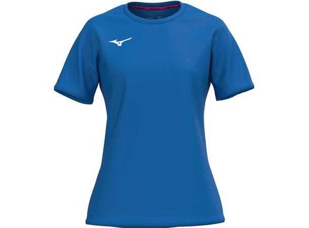 Mizuno Training Tee W Blå XS T-skjorte trening 