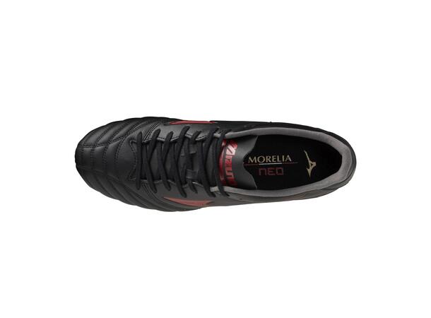 Morelia Neo IV Pro AG Sort/Rød 9 Fotballsko til kunstgress og gress 