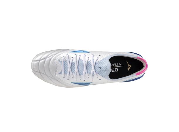 Morelia Neo IV ß Elite AG Hvit/Rosa 11 Fotballsko til kunstgress og gress 