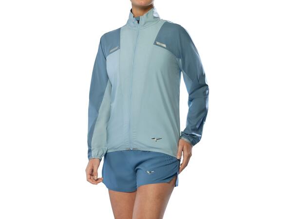 Tech Light Jacket W Isblå S Vind- og vannavvisende treningsjakke 