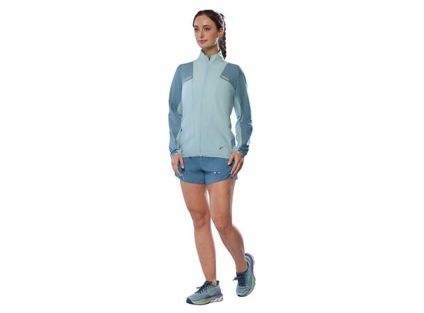 Tech Light Jacket W Isblå S Vind- og vannavvisende treningsjakke 