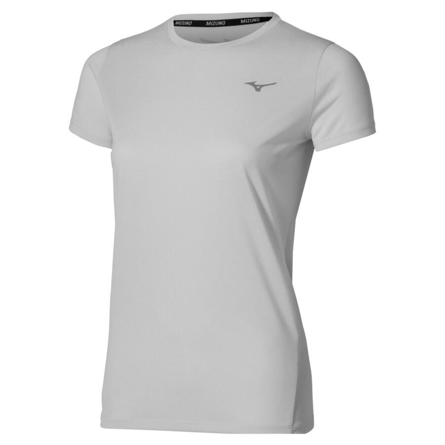 Core Impulse Short Sleeve W Grå XS Myk, teknisk t-skjorte til trening