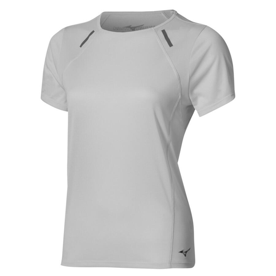 Active DryAeroFlow SS Tee W Grå XS T-skjorte for intensiv trening - Dame