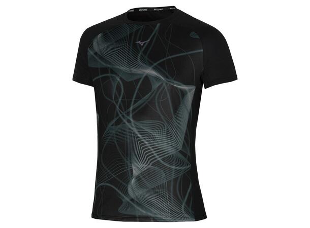 Aero Tee Sort L T-skjorte trening herre