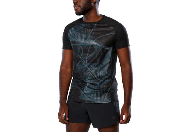 Aero Tee Sort L T-skjorte trening herre