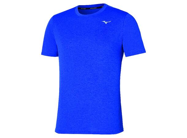 Core Impulse Short Sleeve Tee Blå L Myk, teknisk t-skjorte til trening 