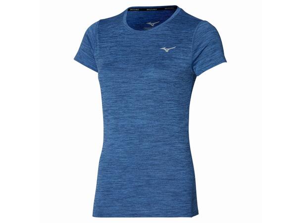 Impulse Core Tee W Blå S Myk, teknisk T-skjorte til dame 