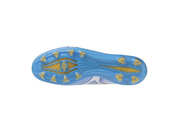 Mizuno Alpha III Elite Blå/Hvit 9,5 Fotballsko til naturgress 
