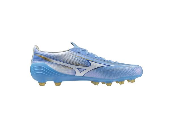 Mizuno Alpha III Elite Blå/Hvit 9,5 Fotballsko til naturgress 