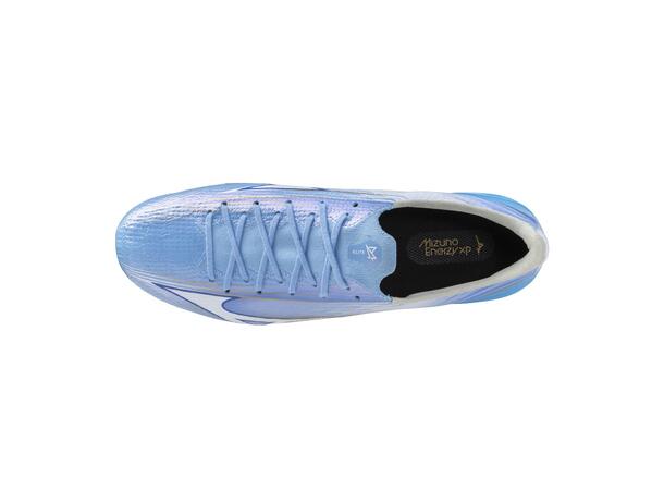 Mizuno Alpha III Elite Blå/Hvit 9,5 Fotballsko til naturgress 