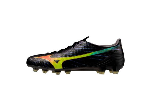 Mizuno Alpha III Elite Sort/Oransje 4 Fotballsko til naturgress 