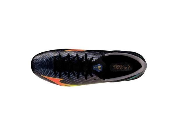 Mizuno Alpha III Elite Sort/Oransje 4 Fotballsko til naturgress 