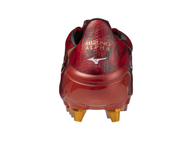 Mizuno Alpha II Japan MIX Rød/Sort 6 Fotballsko til naturgress 