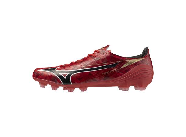 Mizuno Alpha II Pro Rød/Sort 9,5 Fotballsko til gress 