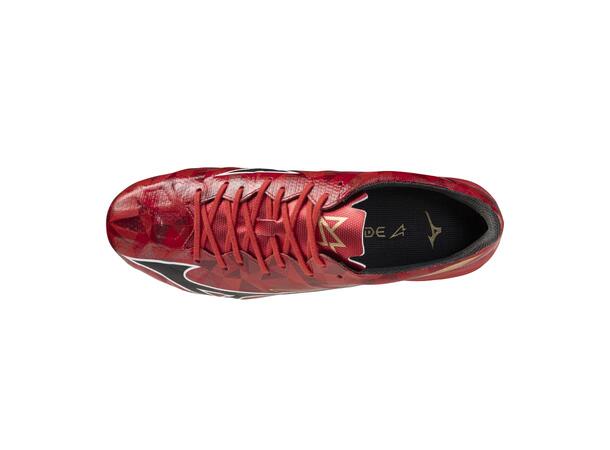 Mizuno Alpha II Pro Rød/Sort 9,5 Fotballsko til gress 