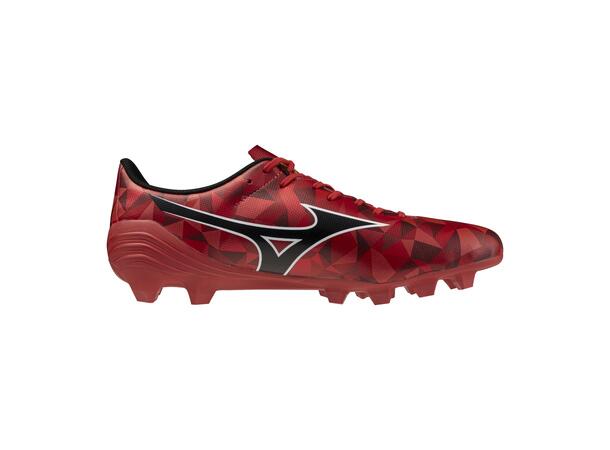Mizuno Alpha II Select Rød/Sort 9,5 Fotballsko til gressbaner 