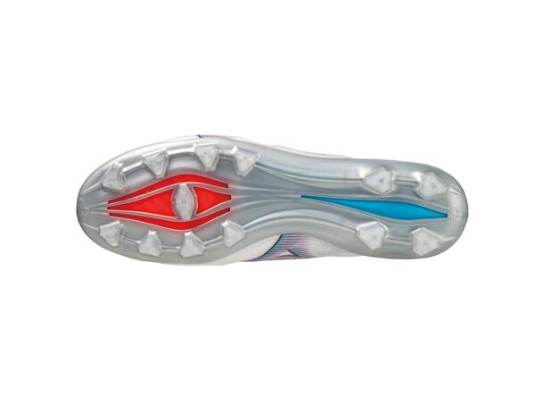Mizuno a Elite Hvit/Rød 10 Maks fart på naturgress 