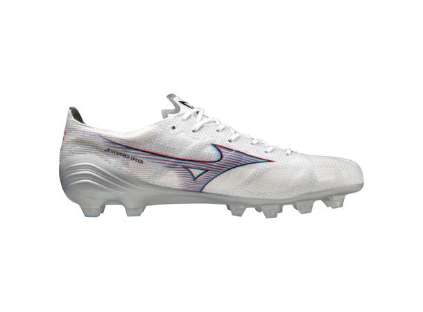 Mizuno a Elite Hvit/Rød 10 Maks fart på naturgress 