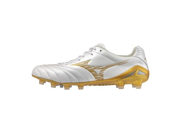Monarcida Neo III Elite Hvit/Gull 9,5 Fotballsko, naturgress 