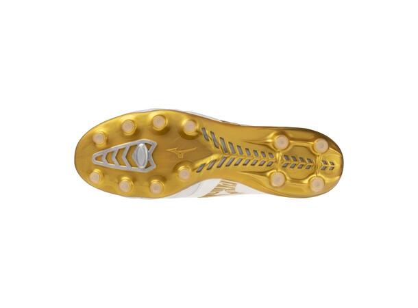 Monarcida Neo III Elite Hvit/Gull 9,5 Fotballsko, naturgress 