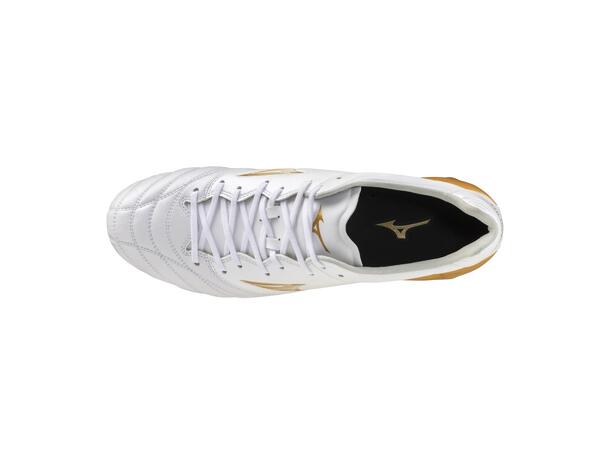 Monarcida Neo III Elite Hvit/Gull 9,5 Fotballsko, naturgress 