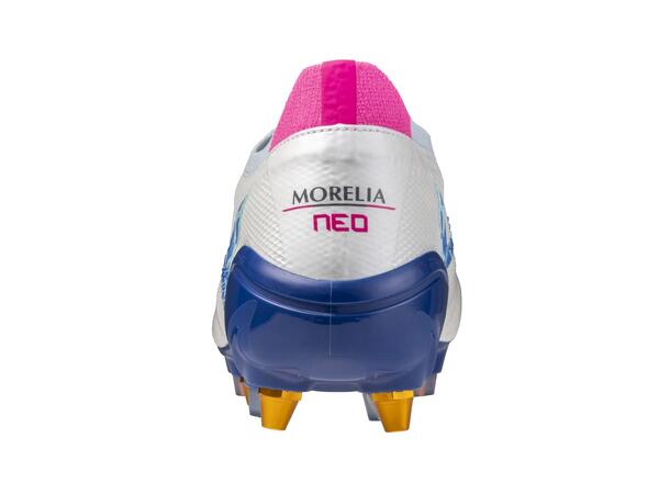 Morelia Neo IV ß Japan MIX Hvit/Rosa 6 Fotballsko til naturgress 