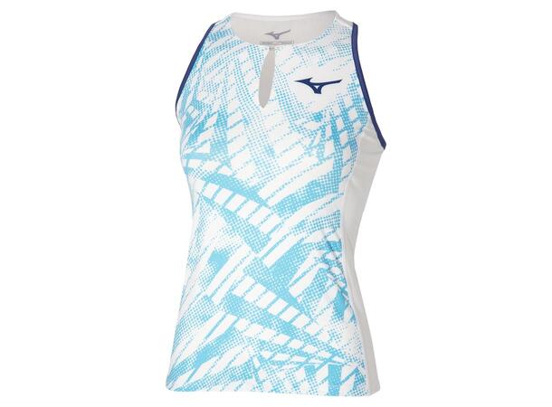 Mugen Printed Tank W Hvit/Lys blå XS Singlet til trening 