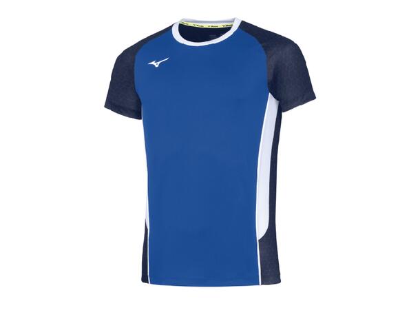 Premium High-Kyu Tee Blå/Hvit 4XL Volleyballdrakt, herre 
