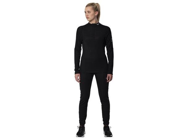 Premium Merino Wool Half Zip W Sort XS Half Zip dame 