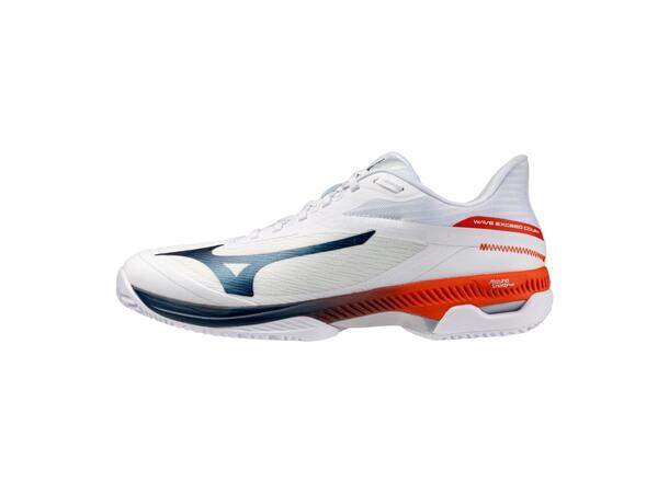Wave Exceed Court CC Hvit/Blå 8 Sko til tennis og padel, unisex 