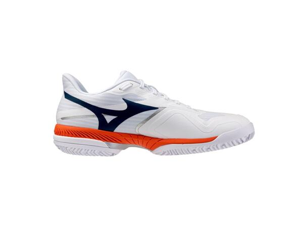 Wave Exceed Court CC Hvit/Blå 8 Sko til tennis og padel, unisex 