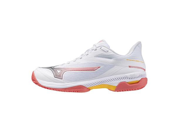 Wave Exceed Court CC W Hvit/Korall 4 Sko til tennis og padel, dame 