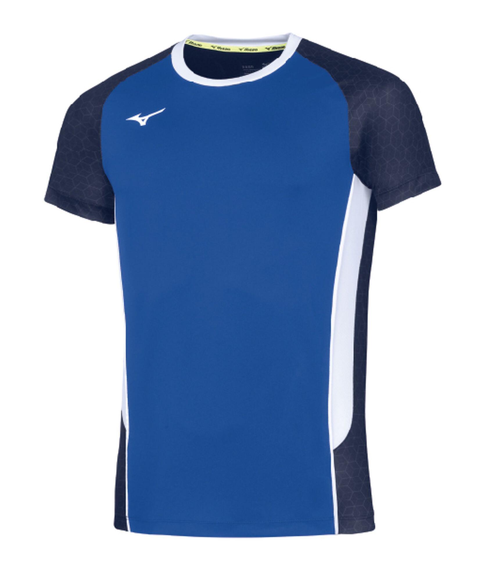 Premium High-Kyu Tee Blå/Hvit 4XL Volleyballdrakt, herre