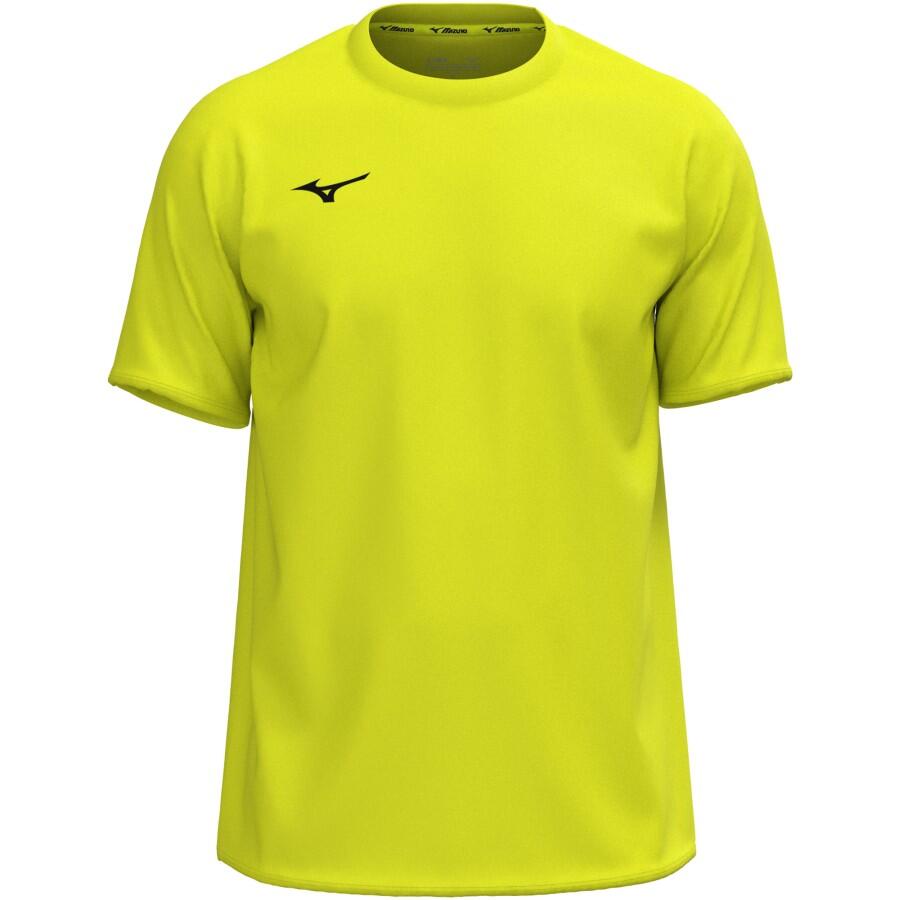 Mizuno Training Tee Neongul XS T-skjorte trening