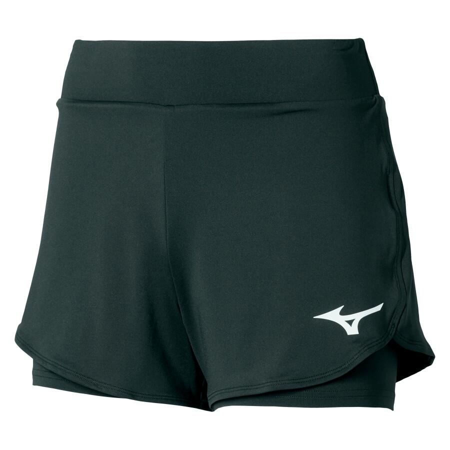 Flex Short W Sort M Shorts til tennis, dame