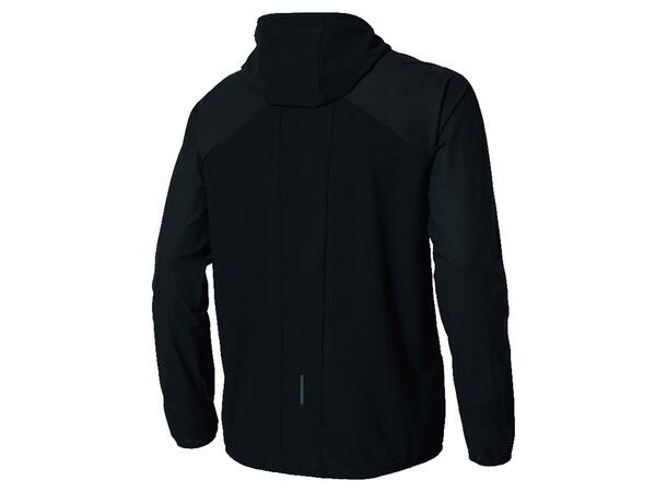 Active Alpha Hooded Jacket Sort S Lett og komfortabel løpejakke 