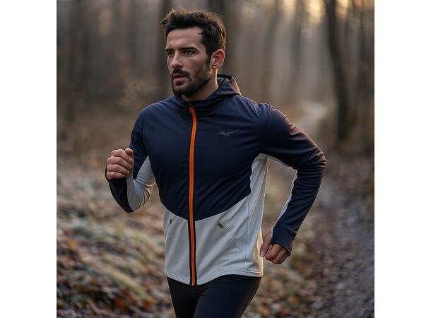 Active Warmalite Hybrid FZ Mørk blå XXL Løpejakke høst/vinter 