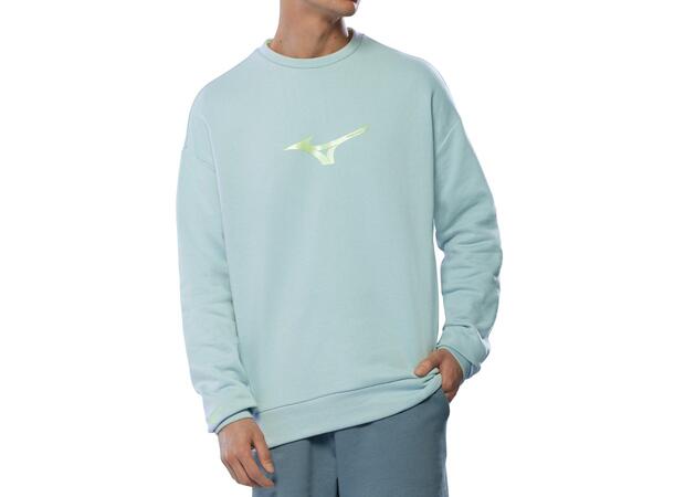 Athletics RB Crew Isblå S Fritidsgenser i bomull 