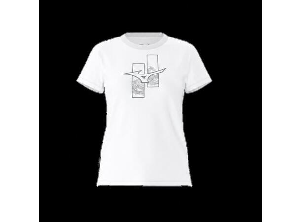 Athleticwear RB T-shirt W Hvit M T-skjorte i bomull til dame 