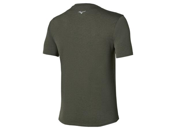 Core Impulse Short Sleeve Mørk Grønn L Myk, teknisk t-skjorte til trening 