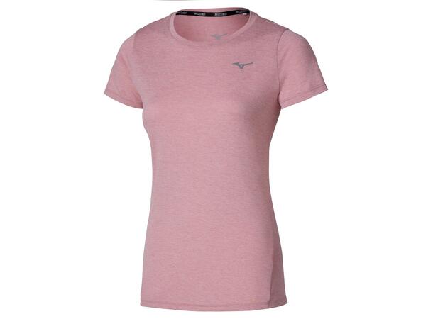 Core Impulse Short Sleeve Tee W Rosa XS Myk, teknisk t-skjorte til trening 