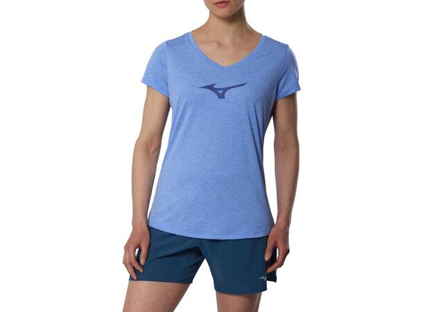 Core Runbird Short Sleeve Tee W blå L T-skjorte til trening 