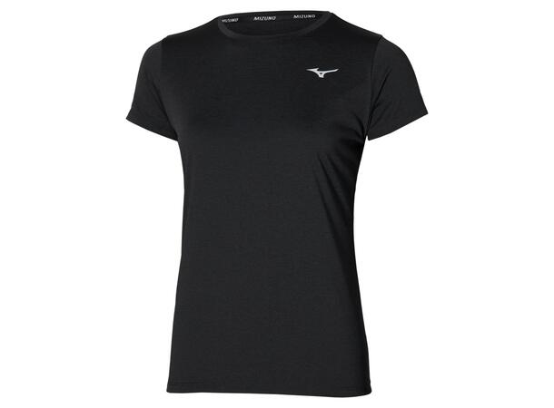 Impulse Core Tee W Sort XS Myk, teknisk T-skjorte til dame 