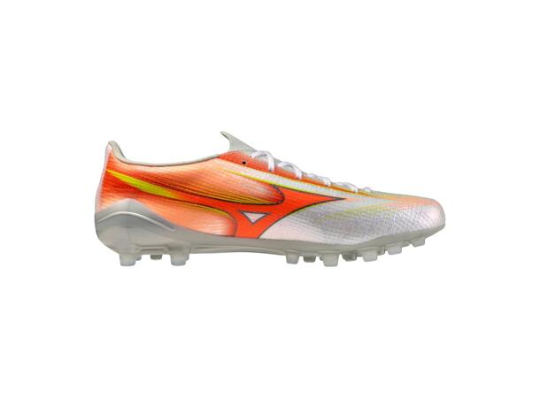 Mizuno Alpha III Elite AG Hvit/Ora 4 Fotballsko, gress og kunstgress 