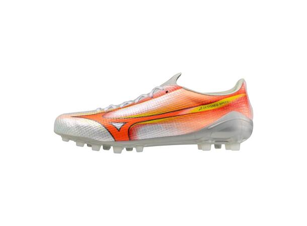 Mizuno Alpha III Japan AG Hvit/Ora 8,5 Toppmodell til kunstgress 