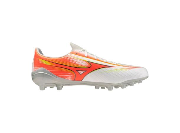 Mizuno Alpha III Select AG Hvit/Ora 7 Fotballsko til kunstgress 