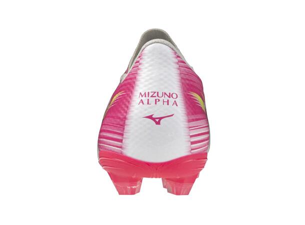 Mizuno Alpha III Select Hvit/Rosa 6 Fotballsko, naturgress 