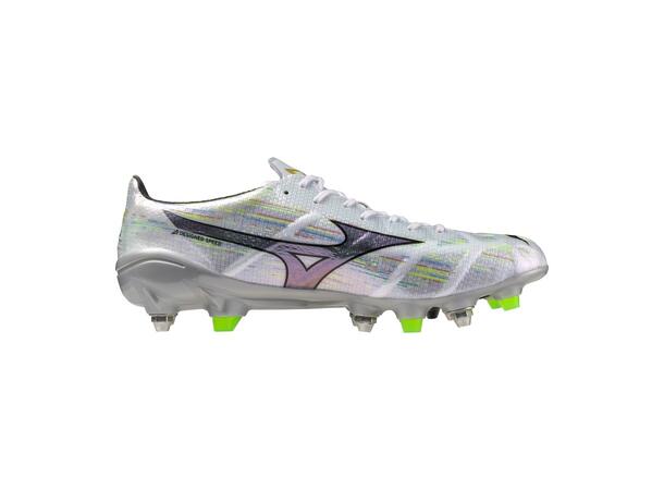 Mizuno a II Elite MIX Hvit/Sølv 7 Fotballsko til naturgress 