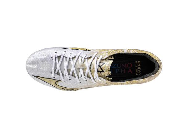 Mizuno a Japan AG Hvit/Gull 8,5 Fotballsko, gress og kunstgress 